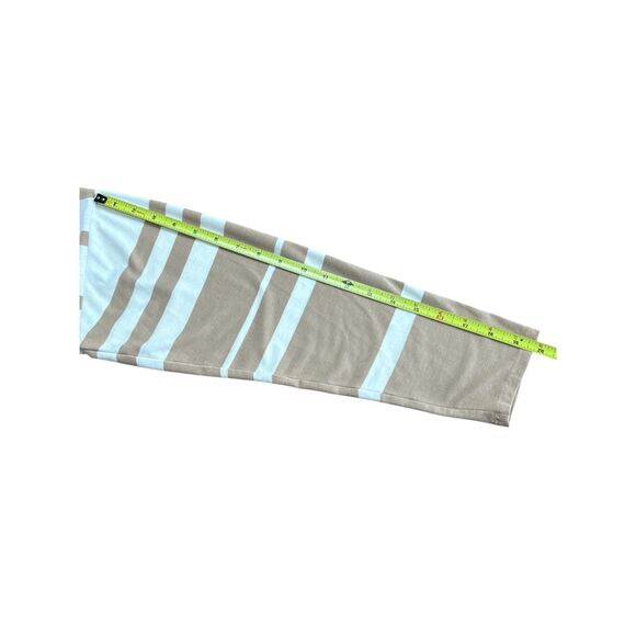 Chico’s Striped Cowl Neck Pullover Top | Size 2 | Tan & White - Picture 7 of 11